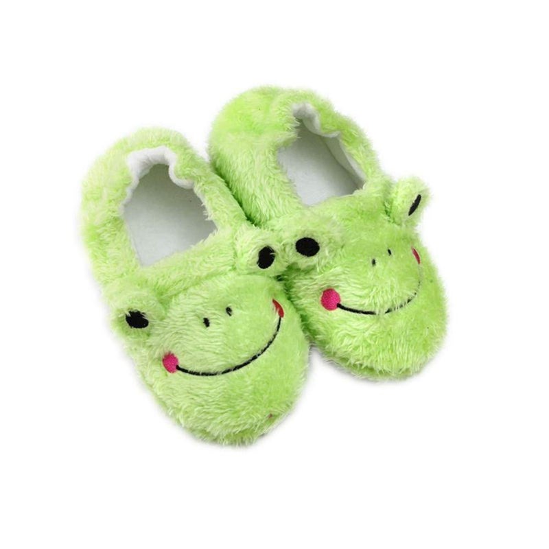 Csfry Toddler Boys' Frog Warm Slippers,US11-12 - Image 2